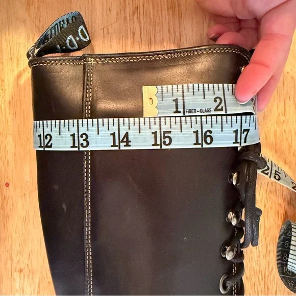 Fluevog Jessamy Knee-High Lace-Up Boots Size 6.5 - Picture 15 of 15